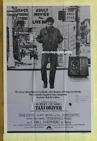 h026 TAXI DRIVER Australia one-sheet movie poster '76 De Niro, Scorsese