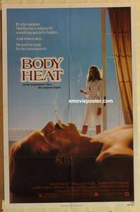 g035 BODY HEAT one-sheet movie poster '81 William Hurt, Turner, Crenna