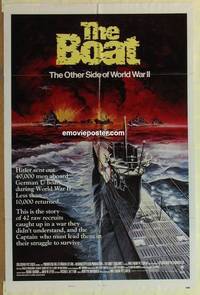 g069 DAS BOOT style B int'l one-sheet movie poster '82 The Boat, classic!
