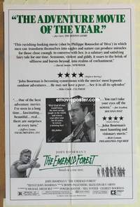 g101 EMERALD FOREST one-sheet movie poster '85 John Boorman, true story!
