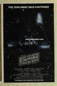 g103 EMPIRE STRIKES BACK advance 1sh movie poster '80 George Lucas