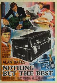 g588 NOTHING BUT THE BEST English one-sheet movie poster '64 Alan Bates