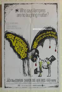 g119 FEARLESS VAMPIRE KILLERS one-sheet movie poster '67 Roman Polanski