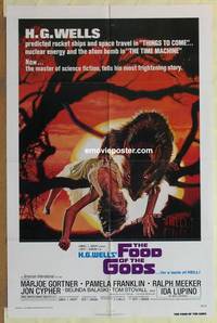 g133 FOOD OF THE GODS one-sheet movie poster '76 Drew Struzan horror image!