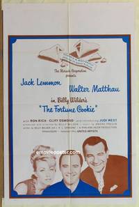 g138 FORTUNE COOKIE military one-sheet movie poster '66 Lemmon, Matthau