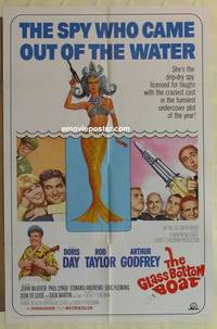 g153 GLASS BOTTOM BOAT one-sheet movie poster '66 Doris Day, Rod Taylor