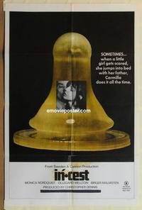 h226 WHAT NEXT one-sheet movie poster '68 Swedish, weird pacifier image!