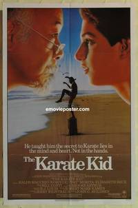 g250 KARATE KID one-sheet movie poster '84 Pat Morita, Ralph Macchio