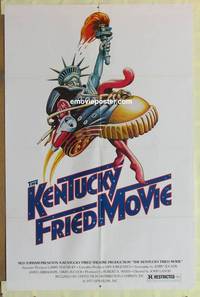 g255 KENTUCKY FRIED MOVIE one-sheet movie poster '77 John Landis comedy!