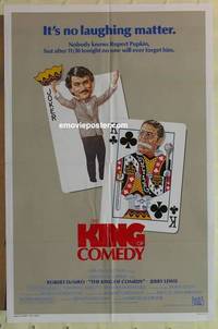 g273 KING OF COMEDY one-sheet movie poster '83 Robert DeNiro, Scorsese