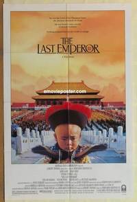 g308 LAST EMPEROR one-sheet movie poster '87 Bernardo Bertolucci epic!