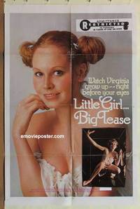 g355 LITTLE GIRL BIG TEASE one-sheet movie poster '77 Virginia grows up!