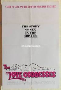 g382 LOVE GODDESSES one-sheet movie poster '65 Hollywood cinema sex!