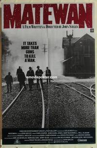 g453 MATEWAN one-sheet movie poster '87 James Earl Jones, John Sayles