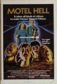 g504 MOTEL HELL one-sheet movie poster '80 Rory Calhoun, classic tagline!