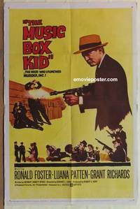 g519 MUSIC BOX KID one-sheet movie poster '60 Murder, Inc!