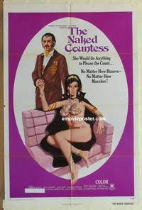 g537 NAKED COUNTESS one-sheet movie poster '72 German Royal sex!