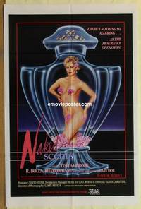 g541 NAKED SCENTS one-sheet movie poster '85 the fragrance of passion!