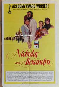 g561 NICHOLAS & ALEXANDRA one-sheet movie poster '72 Michael Redgrave