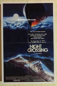 g563 NIGHT CROSSING one-sheet movie poster '82 John Hurt, Jane Alexander