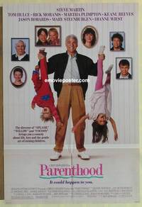 g662 PARENTHOOD one-sheet movie poster '89 Steve Martin, Rick Moranis
