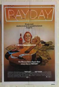 g671 PAYDAY one-sheet movie poster '73 Rip Torn, Ahna Capri