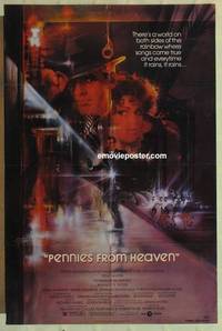 g677 PENNIES FROM HEAVEN one-sheet movie poster '81 Steve Martin, Peak