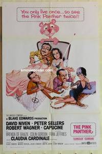 g693 PINK PANTHER one-sheet movie poster '64 Peter Sellers, David Niven