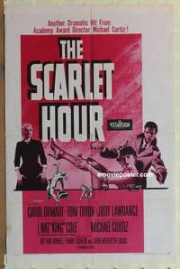 g833 SCARLET HOUR one-sheet movie poster '56 Michael Curtiz, Ohmart