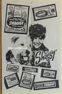 g865 SHAGGY one-sheet movie poster '48 boy & dog story, Robert Shayne
