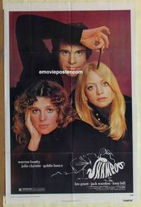 g869 SHAMPOO one-sheet movie poster '75 Warren Beatty, Christie, Hawn