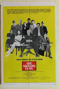 g887 SICILIAN CLAN one-sheet movie poster '70 Gabin, Delon