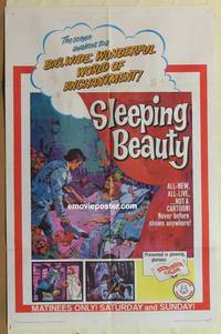 g904 SLEEPING BEAUTY one-sheet movie poster '65 German ballet!