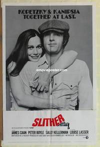 g906 SLITHER one-sheet movie poster '73 James Caan, Sally Kellerman