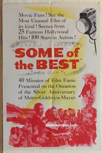 g915 SOME OF THE BEST one-sheet movie poster '49 MGM scenes from Hollywood!