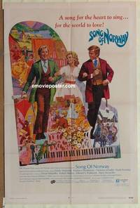 g918 SONG OF NORWAY one-sheet movie poster '70 Florence Henderson