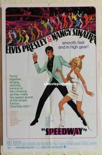 g934 SPEEDWAY one-sheet movie poster '68 Elvis Presley, Nancy Sinatra