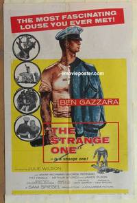 g968 STRANGE ONE one-sheet movie poster '57 Ben Gazzara, George Peppard