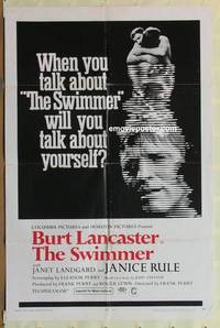 h005 SWIMMER one-sheet movie poster '68 Burt Lancaster, Frank Perry