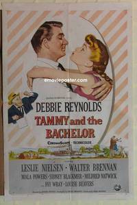 h018 TAMMY & THE BACHELOR one-sheet movie poster '57 Debbie Reynolds