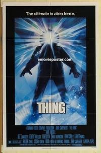 h073 THING one-sheet movie poster '82 John Carpenter, Russell