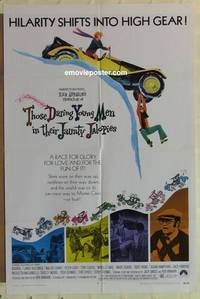 h078 THOSE DARING YOUNG MEN IN THEIR JAUNTY JALOPIES one-sheet movie poster '69
