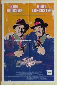 h115 TOUGH GUYS one-sheet movie poster '86 Burt Lancaster, Kirk Douglas