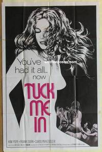 h134 TUCK ME IN one-sheet movie poster '70 Kim Pope has had it all!