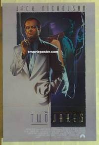 h141 TWO JAKES one-sheet movie poster '90 Jack Nicholson, Harvey Keitel