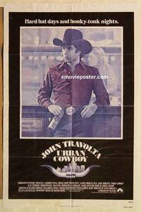 h166 URBAN COWBOY one-sheet movie poster '80 John Travolta, Debra Winger
