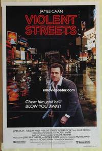 h072 THIEF int'l one-sheet movie poster '81 Violent Streets, James Caan