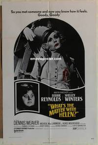h227 WHAT'S THE MATTER WITH HELEN one-sheet movie poster '71 Reynolds