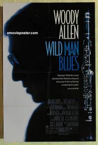 h249 WILD MAN BLUES one-sheet movie poster '97 Woody Allen, jazz music!