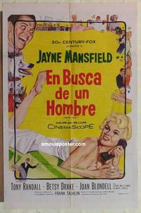h254 WILL SUCCESS SPOIL ROCK HUNTER Spanish/US one-sheet movie poster R60s
